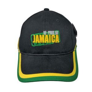 No Problem Jamaica Slideback Hat Multicolor OS Adjustable W/Tags TBL Headwear